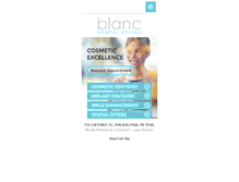 Tablet Screenshot of blancdentalstudio.com